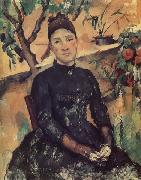 Paul Cezanne, Madame Cezanne in the Conservatory